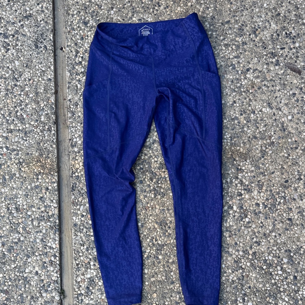 Asics Women's Blue Print Leggings